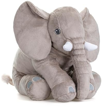 corimori Großes Elefanten Kuscheltier I extra Flauschiger Elefant 60cm, XXL Plüschtier
