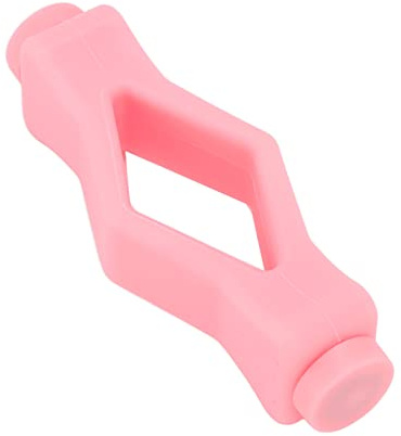 Saluaqui Front Load Washer Door Prop with Strong Magnetic Attachment, Silicone Mouth Shape Stopper for Ventilation - Pink Front Load Washer Door Holder for Home Improvement (Pink)