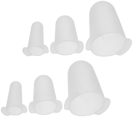 SOIMISS 6 piezas Fundas Protectoras de Silicona para Boquillas de Decoración de Pasteles Cubiertas Anti-secado para Puntas de Tubería Protección Duradera para Manga Pastelera Pequeño