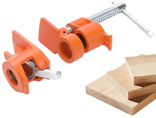 Pinzas de tubo para carpintería – Herramientas de reparación de apretado | Abrazadera de tubo de precisión para encolado de madera | Para saneamiento de bricolaje automotriz barcos jardín escape