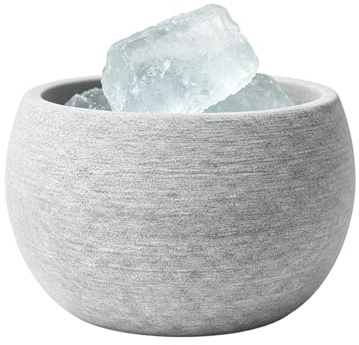 Sauna aromskål tillverkad av bastu tillbehör, 10,5 x 6 cm, aromaterapi stenskål som tillbehör för basturum, lämplig för förvaring av mentolkristaller och liknande bastuoljor