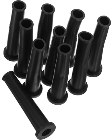 PHENOFICE Gaine de Câble en Caoutchouc Noir 20pcs pour Gestion des Cordons, Protection Solide des Câbles Électriques la Maison Voiture