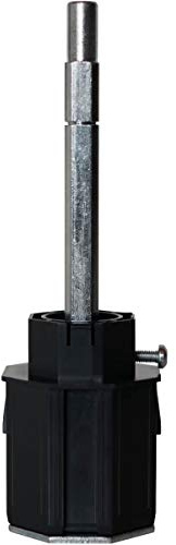 Schellenberg 80500 Embout de Tube octogonal télescopique 60 mm, Noir
