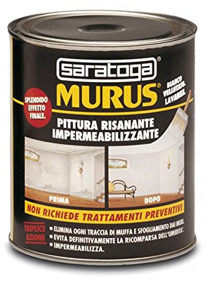 SARATOGA - Pittura impermeabilizzante Murus, 88874001,1 Llitro - Pittura imp. e risanante | Pittura imp. e risanante