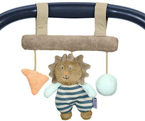 Sterntaler 6601623 - Spielzeug zum Aufhängen Leo, braun/türkis/Mint/grau