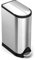 simplehuman CW2058 18L Slim Butterfly Kitchen Pedal Bin, Strong Steel Pedal, Silent Soft Close Lid, Non-Skid Base, Fingerprint-Proof, Inner Bucket, Brushed Stainless Steel