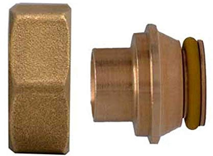 Rubinetterie Bresciane Raccordo Diritto In Bronzo A Saldare 14 X 3/4