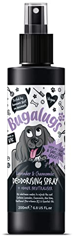 Bugalugs Hunde Parfüm-Deo 200ml Lavendel Kamille Vegan Pro-Vitamin B5 Essenzielle Öle