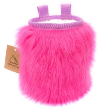 Crafty Climbing Furry Chalkbag, Ausführung:Pink Furry