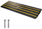 VEVOR Schwellenrampe Vollgummi Türschwellenrampe Max. Belastbarkeit 15Tonnen Bordsteinrampe mit 5,5x3,5cm Kanal Rollstuhlrampe 122x40,5x6,5cm Auffahrrampe Ideal für unebenen Boden Bordsteinkanten