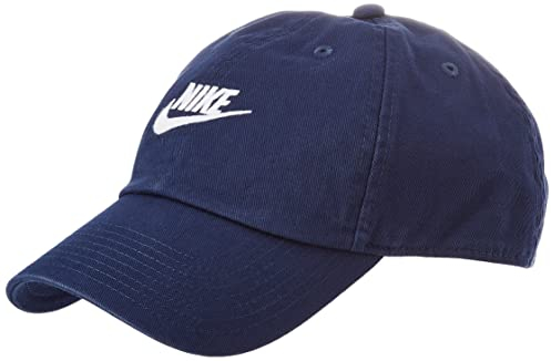 NIKE 913011-413 U NSW H86 Futura Wash cap Berretto Midnight Navy/White 1SIZE