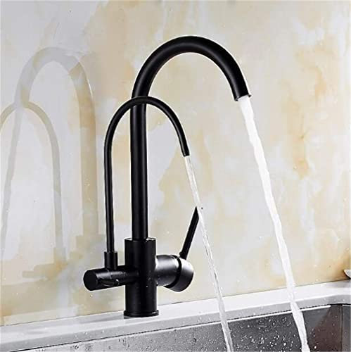 Robinet généralisé, Robinets, robinets de cuisine mitigeur monté sur pont de filtre 360 ​​rotation avec fonctions de purification de l'eau mitigeur grue for robinets de filtre à eau potable de cuisin