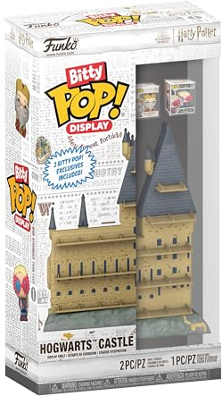 Funko Bitty POP! Display: Harry Potter - Hogwarts Castle with Dumbledore | Offizielles Fantasy Merch - Spielzeug zum Sammeln - Geschenkidee zum Geburtstag für Fans und Sammler
