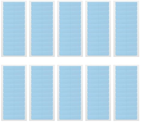 LINXINS Hair Extension Tapes 120pcs Double Sided Adhesive Tapes for Hair Extensions Glue Strips Tape Extension Tabs for Hair Weft Replacement (Blue)