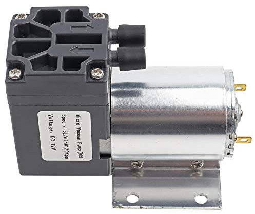 DC 12V 5L Min 120kpa Mini Pompa per Vuoto Pressione Negativa di Aspirazione Pompaggio con Supporto Mini Pompa a Membrana Vuoto