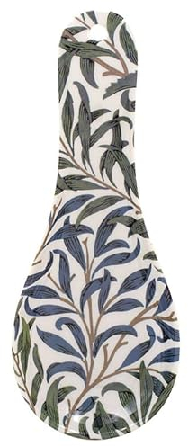 The Leonardo Collection William Morris Willow Bough Spoon Rest | Durable Spoon Rest Kitchen for Spoons | Tea Spoon Holder for Kicthen & Home | Ideal Utensils Holder & Teaspoon Rest Gift for Women
