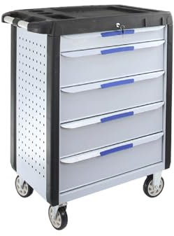 XNXYSMKJ Heavy Duty Tool Cart with Drawer Rolling Tool Box High Capacity Tool Chest On Wheels Multifunctional Tool Storage Cabinet for Garage (Five draws)