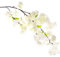 Fleurs de cerisier artificielles en soie, 4 branches de table artificielles en soie, décoration de mariage (blanc)