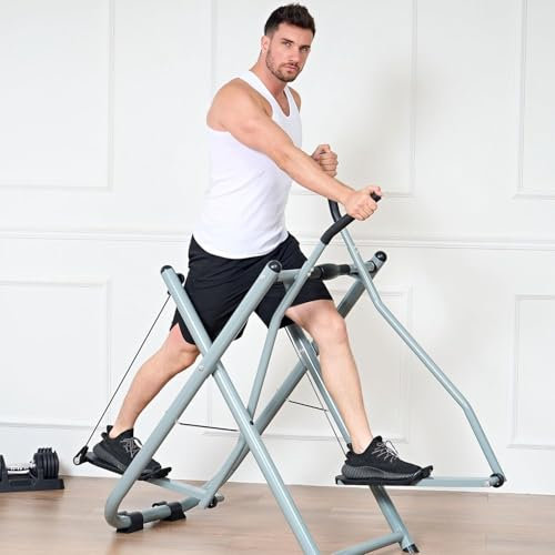 Ellittica Cross Trainer Pieghevole Esercizio Bike Attrezzatura da Allenamento Casa Palestra Esercizio Bike Cardio Dual Trainer verticale Per Home Gym Eserci