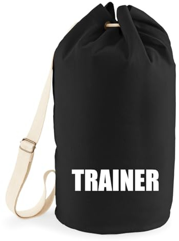 Huuraa Seesack Trainer Training 20 Liter Black Baumwolle Rucksack Geschenkidee