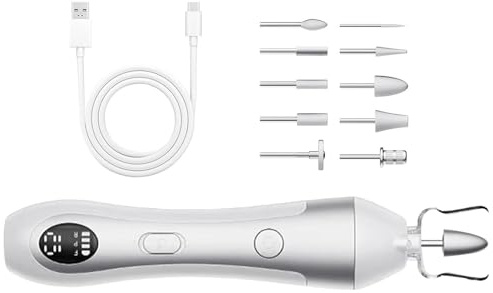 Strumento Elettrico per Limare Unghie Attrezzo Elettrico Portatile per | Attrezzatura Silenziosa con Regolazione Velocità per Principianti Professionisti Manicure e Arte Unghie Ideale per P