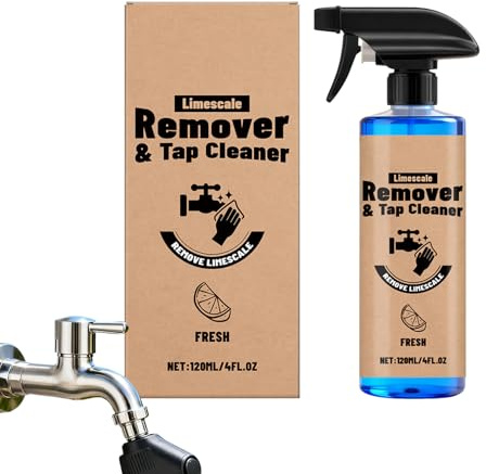 Detergente per Rubinetti | Spray Rimuovitore Di Schiuma Da 120 Ml,Spray Pulitore Multiuso Per Tutte Le Superfici | Per Casa Bagno WC Doccia Rubinetto Piastrelle