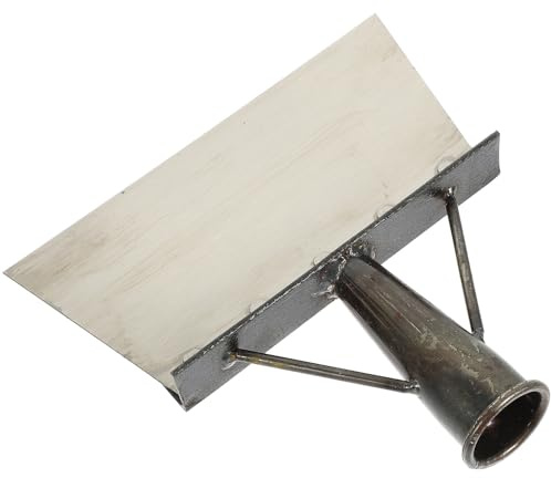 Gadpiparty Pala per Pulizia Sterco da Fattoria Multiuso Pala Piana per Letti di Sterco in Pollaio e Allevamenti Strumento per Pulizia Facile di Feci di Maiali Polli e Bovini Superficie