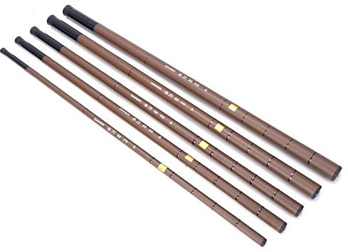 Angelrute,Teleskopruten Karpfenrute Rod Angeln Ultra Pole Super Hard Teleskop Carbon Fiber 2.7-6.3.0M(3.6m)