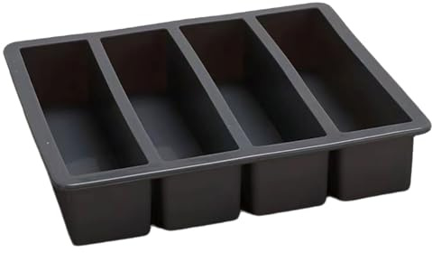 Extra Large Square Ice Cubes Tray Silicone Molds Sturdy Safe Easy to Use Strips Styles Maker Cubes Tray Silicone Ice Molds