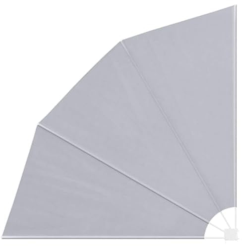 HKTMGDNG Balkonfächer Faltbar Grau 210x210 cm Sichtschutz Windschutz