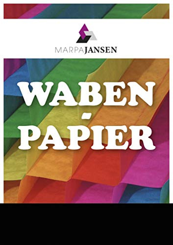 MarpaJansen Wabenpapier - (24 x 34 cm, 5 Bogen, 30-lagig) - schwarz
