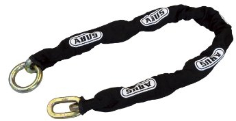 ABUS Kette 12KS loop - Motorradschloss-Kette mit Loop - 12 starke Kette - 250 cm Länge