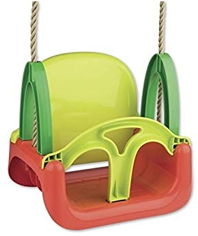 Green Garden 8306-0000, Altalena 3-in-1 Per Bambini Più Piccoli, colore VERDE nuovo colore