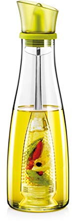 Tescoma Ölflasche VITAMINO 500 ml, mit Aromasieb, Grün/Transparent