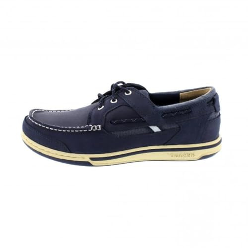 Sebago - Triton Three Eyelets FGL, Zapatos del Barco, Blue Navy,