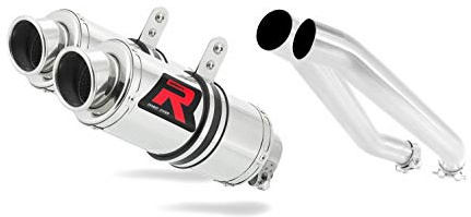 DOMINATOR Terminale di Scarico Marmitta Silenziatore GP1 compatibile con Z1000 2003-2006