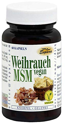 ESPARA Weihrauch-MSM vegan Kapseln Menge 180 Stück