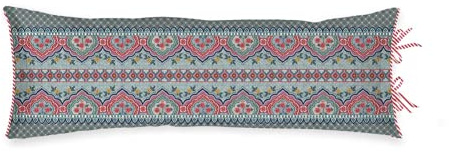 [W2023/02] Zierkissen Chintz Festival Long Cushion Blue UV UV 30x90