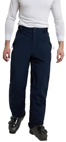 Mountain Warehouse Orbit Skihose mit 4-Wege-Stretch für Herren - Wasserfest, Snowboardhose mit versiegelten Nähten, atmungsaktiv, Positionssensoren - Für Winterurlaub Marine 2X-Large
