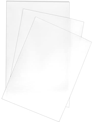 QWORK® 100 Blatt Bedruckbar Transparentpapier - A3-112 g/m² - für Handwerk, Nähen, Architektur