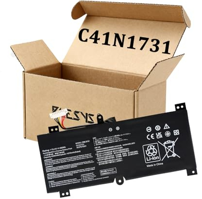 BLESYS C41N1731 Akku für Asus ROG Strix Scar II GL504 GL504G GL504GV GL504GW GL504GS GL504GM Hero II G515 G515GV G515GW Serie Laptop 15.4V 66Wh