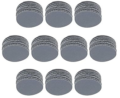 TA-VIGOR 100Pcs 25mm Wet and Dry Sanding Discs, 1200 Grit 1 Inch Hook and Loop Sandpaper Electrostatic Sand Planting Silicon Carbide Sanding Discs