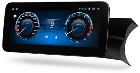 XTRONS 10.25‘’ Android Car Stereo Bluetooth With Car Play Android Auto for Mercedes Benz W204, HD Touchscreen Head Unit Built-in 4G LTE DSP WIFI GPS, Octa-Core 8GB+128GB Car Radio, Optional AHD DAB+