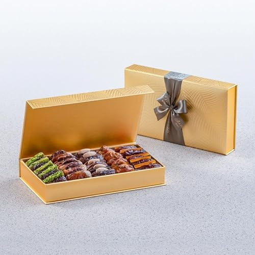 Bateel | Gold Palm Collection | Filled Dates Luxury Gift Set, Small Box, 420g