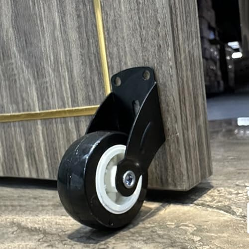 HEBEOT Gate Castor, Door Droop Pulley Door Bottom Support Wheel Adjustable Anti Droop Support Wheel for Cabinet Bottoms, Door Cabinets, Dining Tables 60 * 50 * 20mm