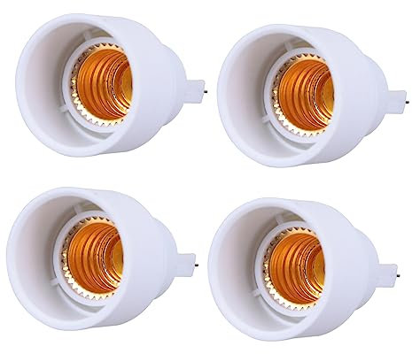 Hemobllo Lampensockel Adapter G9 Zu E14 Keramik Lampenfassungsadapter 4 Stück Kompatibel Mit Schraub Und Bajonettlampen Für Tisch Und Deckenleuchten