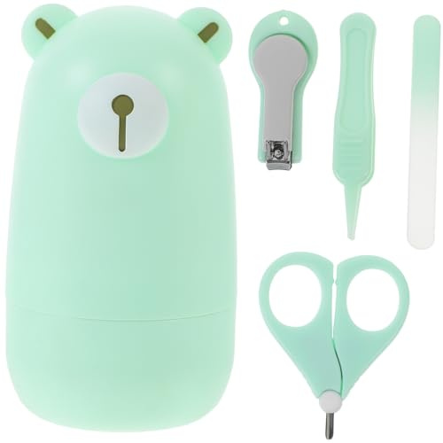 CIMAXIC Cortaúñas Anti- Kit De Manicura Para Recién Nacidos Tijeras Para Uñas Bebés