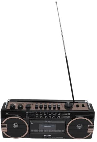 Am FM Cassette Player Vintage Sonido Puerto USB de 3.5 Mm aux en Grabadora de Cinta (Enchufe de la UE)