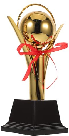 KICHOUSE Coppa di Calcio in Metallo Dorato Premio del Campionato di Calcio e Basket Coppa Premio D’Oro Resistente alle Intemperie per Tornei e Cerimonie Sportive Giovanili