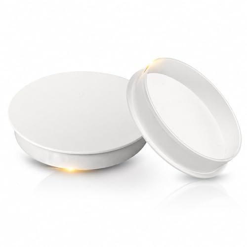 BIVYAX 2 Piezas Tapa para Tubo de Ventilación 100mm con Tapa de Resorte, Tapón PVC para Tubo de Desagüe, tapa de resorte Cubierta Protectora para Tuberías de Drenaje, Alcantarillado y Canalización